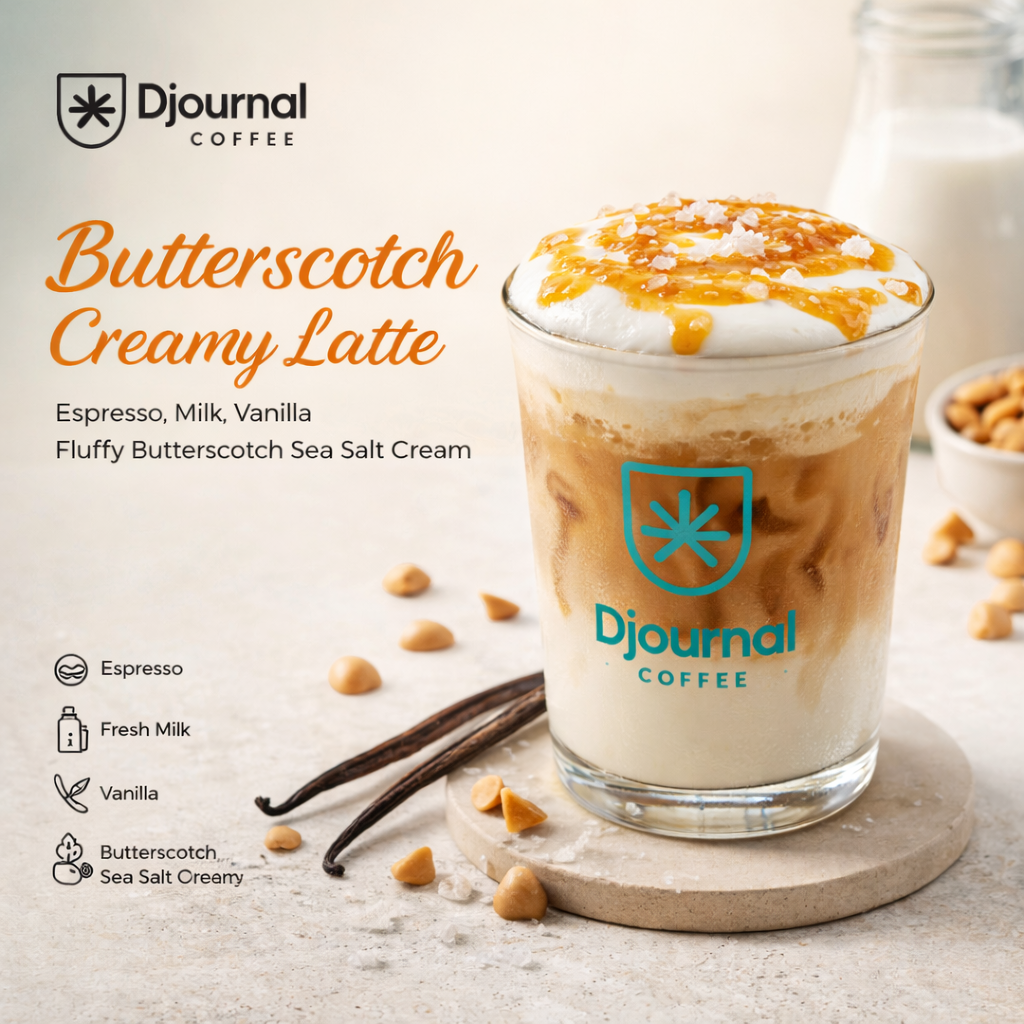 Butterscotch Creamy Latte Djournal Coffee